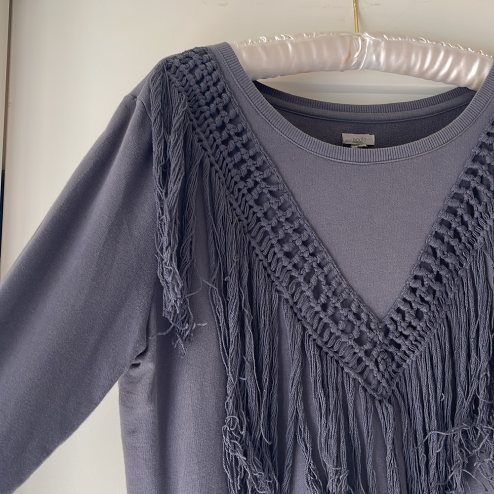 Nashville! Sweatshirt with fringe! Perfect for your next trip to Nashville!